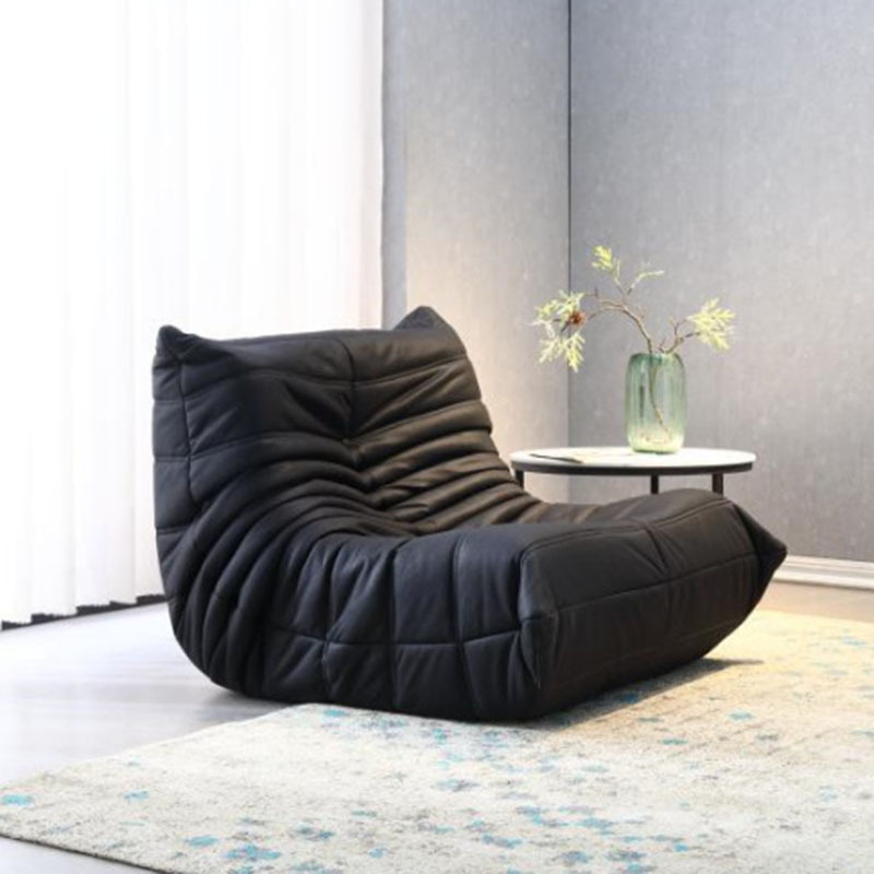 Caterpillar Sofa Lounge Chair – Reclining Lazy Sofa for Balcony, Bedroom, or Living Room thumbnail 3